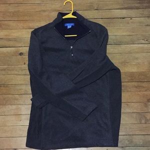 1/4 zip Savile Row sweater